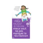 Pour réussir à l'école, mieux vaut ne pas manquer la récréation