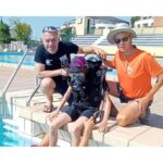 Salon : les baptêmes offerts aux enfants montrent que plongée et handicap sont compatibles